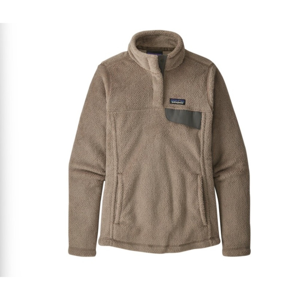 Patagonia Re-Tool Snap-T Pullover Furry Fleece Hazy Purple Grey Trim Medium
